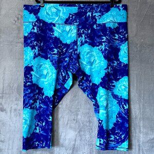Champion Bold Floral Active Capri Leggings Size 4X